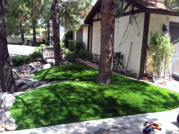 Artificial Grass Photos: Artificial Lawn Fort Gibson, Oklahoma, Front Yard Landscaping